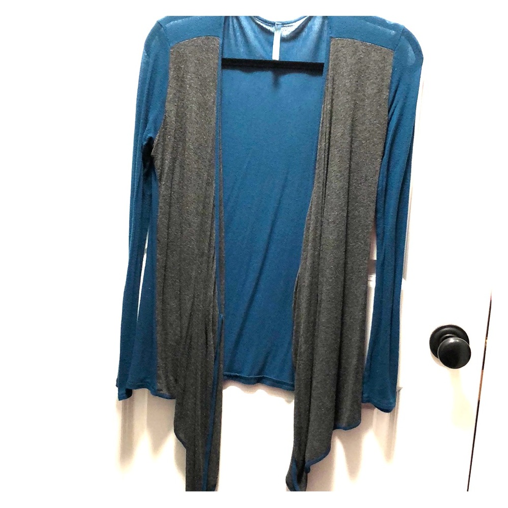 Lightweight Two Tone Cardigan